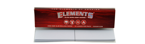 ELEMENTS<sup>®</sup> RED CONNOISSEUR KING SIZE SLIM
